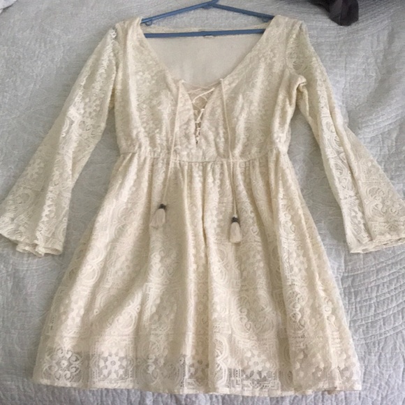 American Eagle Lace Flare Dress - Picture 1 of 2